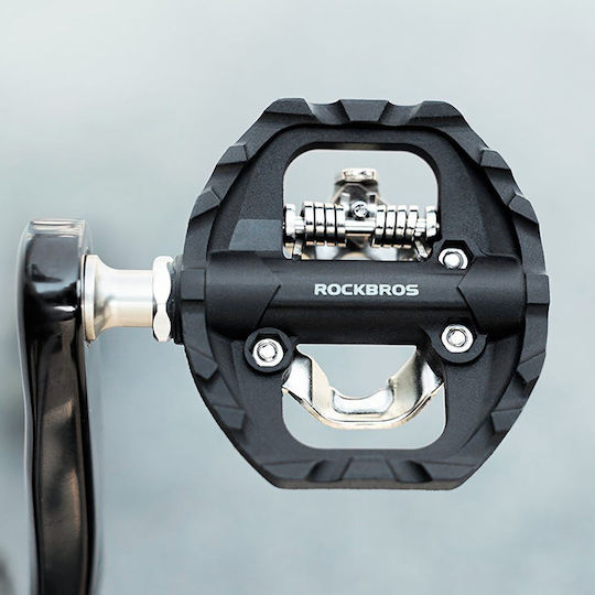 Rockbros Bicycle Pedals Flat Black