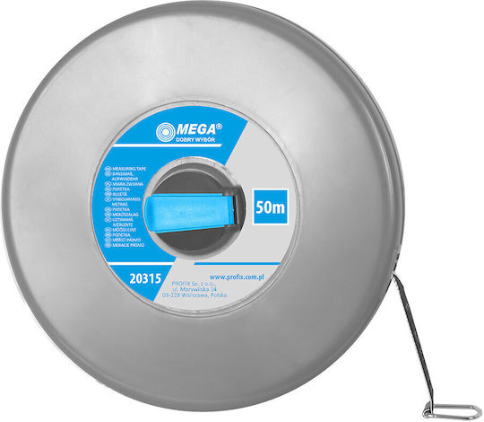 Mega Tape Measure with Auto-Rewind 50m