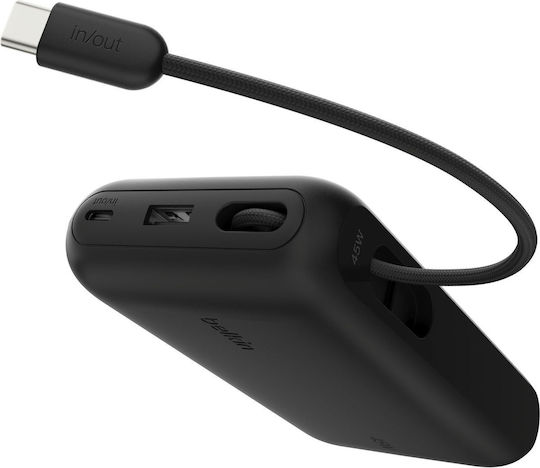 Belkin UltraCharge Power Bank 20000mAh 45W mit USB-A Ausgangsanschlüsse und USB-C Ausgangsanschlüsse Schwarz