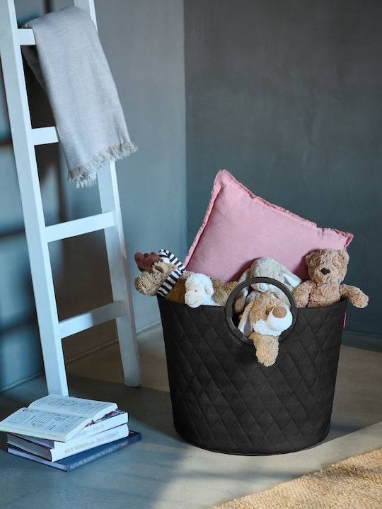 Reisenthel Fabric Black Storage Basket 65lt