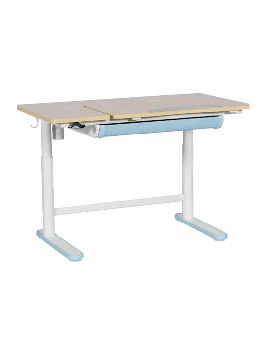 Action Kid Plus Παιδικό Γραφείο Γαλάζιο 112x60x55-89cm