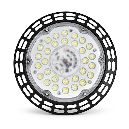 VenCore Bell Light 100W Cool White 14000 Lumen With Built-in LED White Ø24xH8cm