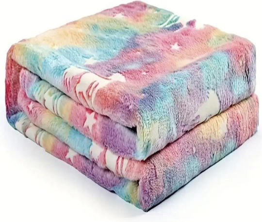 Blanket Fleece Glowing Pink 200x150cm