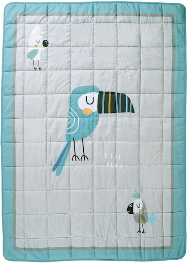 Das Home Детско покривало Единично Зелен 160x220cm Das Home Детско покривало Единично Зелен 160x220cm