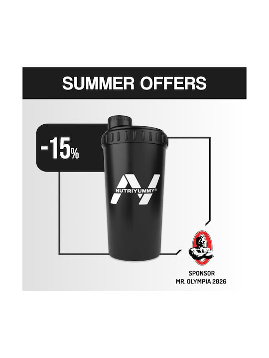 Nutriyummy Plastic Protein Shaker 700ml Black