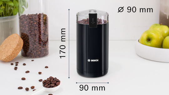 Bosch Electric Coffee Grinder 180W for 75gr Beans Black