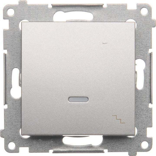 Kontakt-Simon Wall Push Staircase Button Gray WMDL-061X2X-043