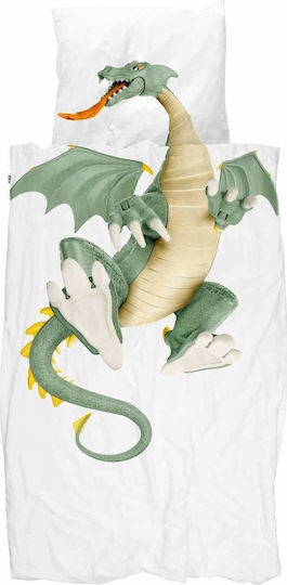 Snurk Kids Duvet Cover Single Green