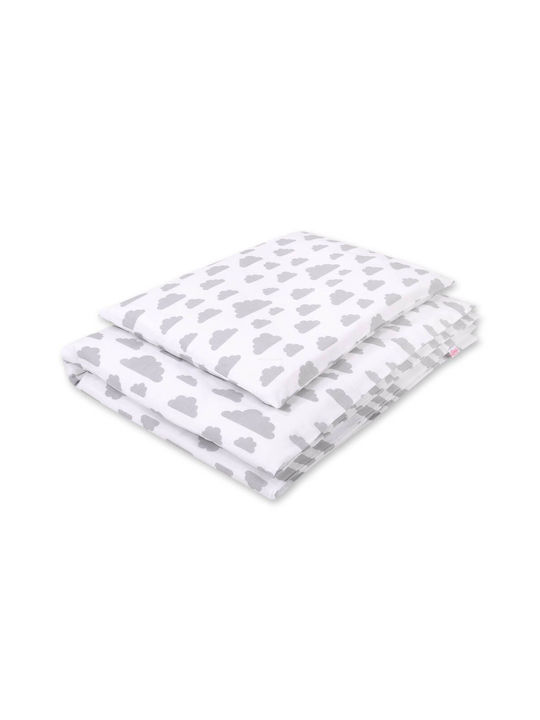 Bobono Set Kinderbettbezug Gray 90x120cm