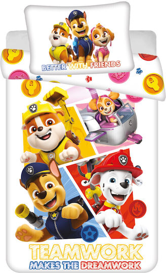 Paw Patrol Set Kinderbettbezüge Einzeln Mehrfarbige