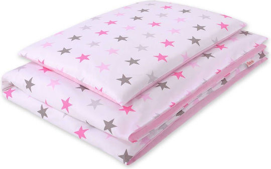 Bobono Kids Duvet Cover Gray Pink