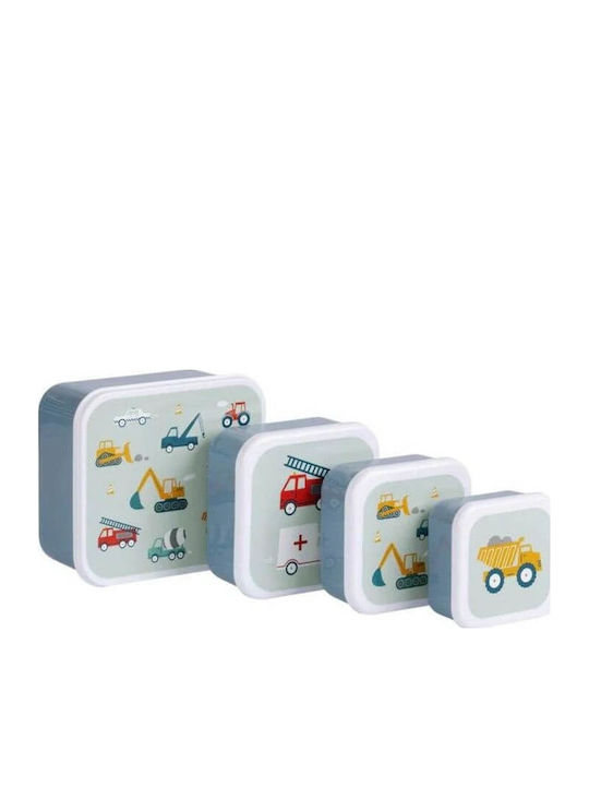 A Little Lovely Company Vehicles School Set 7lt