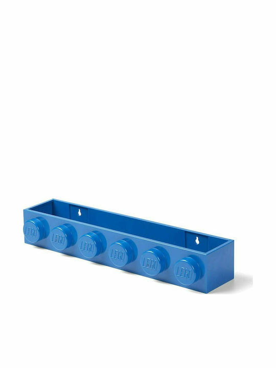 Детски Рафт Bookcase Стенен Син 47.8x11.5x7.8см