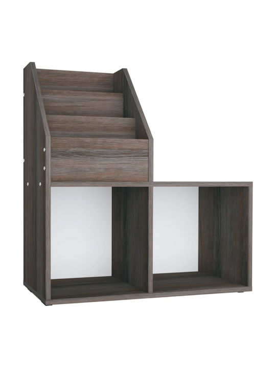 Kinderregal Boden Grau/Sonoma Eiche 71x30x78,5cm