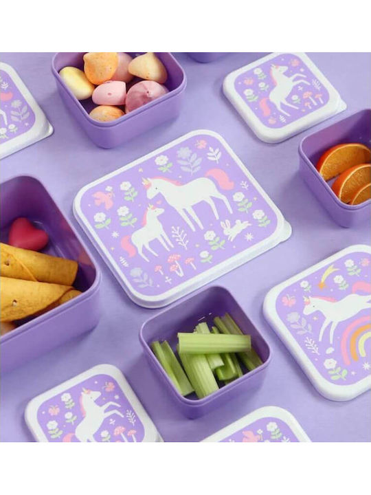 A Little Lovely Company Unicorn Dreams School Set 7lt
