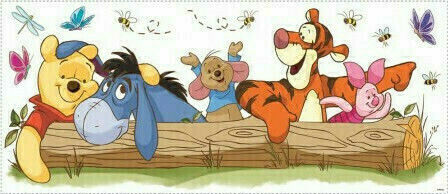 RoomMates Decor Детска стикерна за стена Стена Winnie the Pooh 10бр