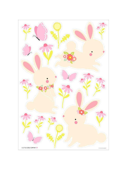 A Little Lovely Company Kids Wall Sticker Bunny