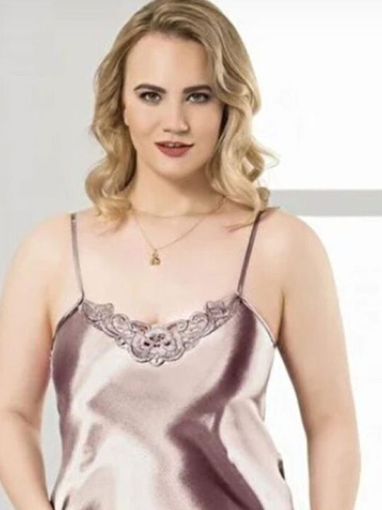 Primoda Summer Women's Nightgown Vison