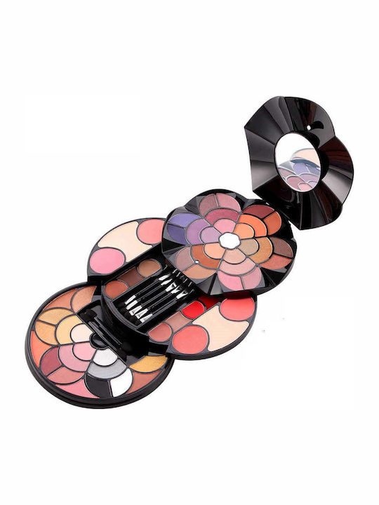Miss Rose Make-up-Paletten und Sets Schwarz Runde Blume 7002-360