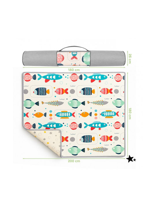 MalPlay Covor Pentru Copii Stele Multicolor 180x200cm