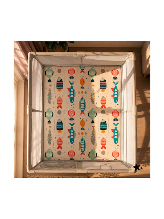 MalPlay Covor Pentru Copii Stele Multicolor 180x200cm