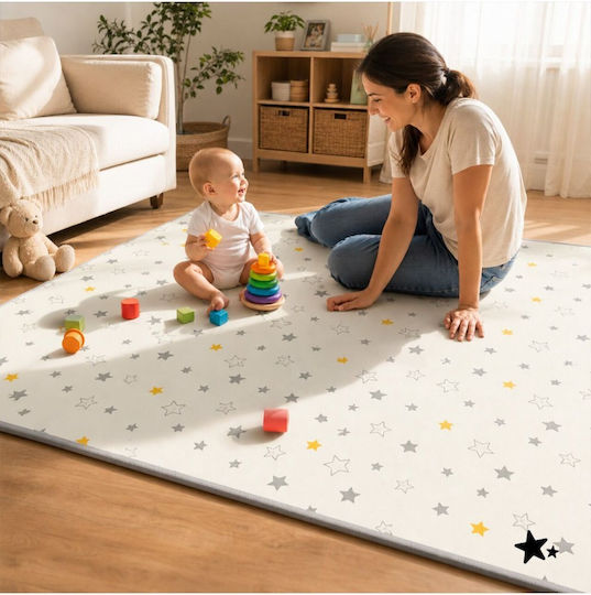 MalPlay Covor Pentru Copii Stele Multicolor 180x200cm