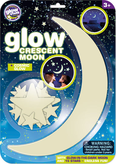 Brainstorm Kids Glow-in-the-Dark Wall Sticker Crescent