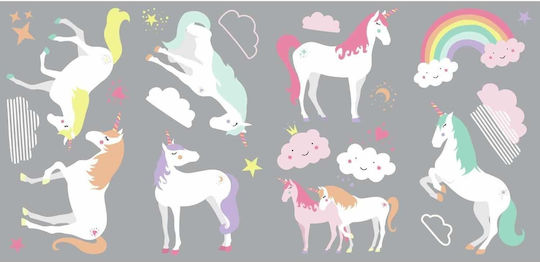 RoomMates Decor Детска стикерна за стена Стена Unicorn Magic 23бр
