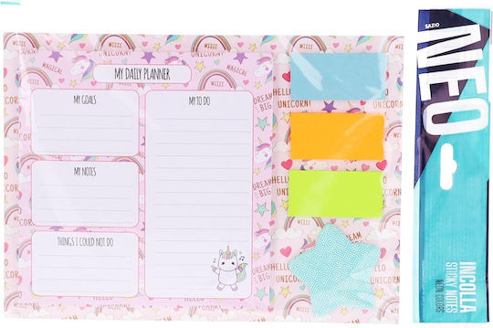 Biletele De Memorie Blocnotes Sortiment Neon