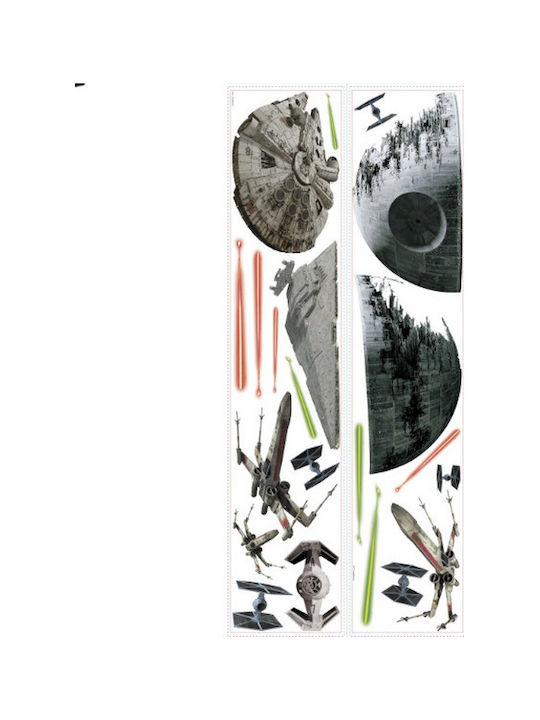 RoomMates Decor Kids Vinyl Wall Sticker Star Wars 36.83x36.58cm 21pcs