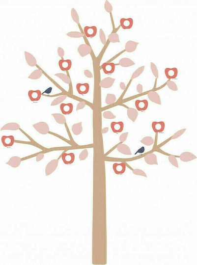 Mimi'lou Kids Wall Sticker Family Tree Pink