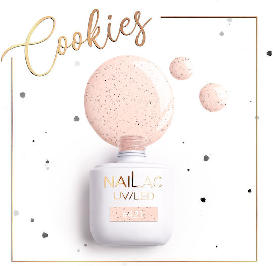 NaiLac Nail Lacquer Lang anhaltend Schnelltrocknend Beige #421 7ml