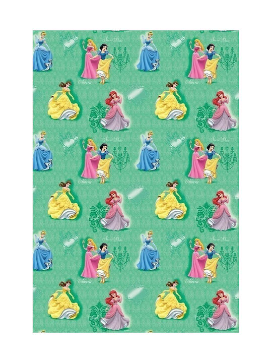 Disney Kids Tab Top Curtain Ariel 38 Green Green 140x290cm