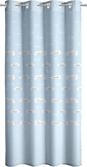 Saint Clair Race Curtain with Grommet Tops