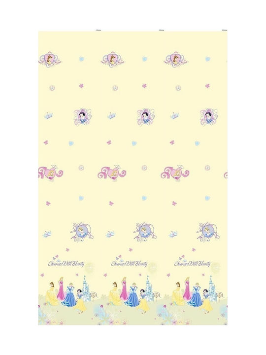 Disney Perdea pentru Copii Opacă 10143 Princess Beige cu Tresă Bej 140x290buc
