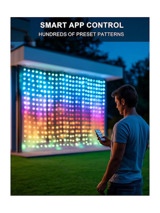 400 LED-Lichter RGB Vorhang Typ