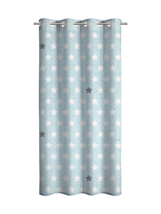 Saint Clair Детска завеса Pirineo с куки Blue 160x240cm