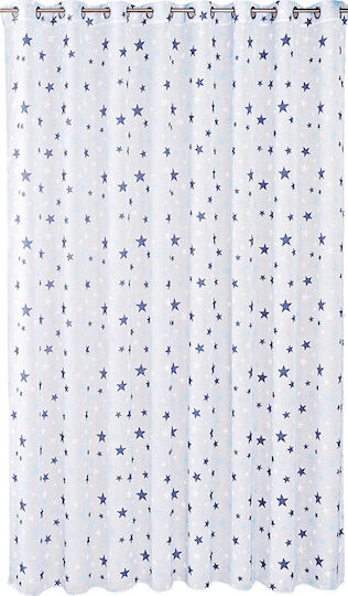 Beauty Home Perdea Pentru Copii Cu Capse Albastru Deschis 280x280cm
