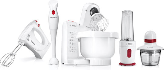 Bosch Polycopter Multi 400W cu Recipient de 800ml Roșu