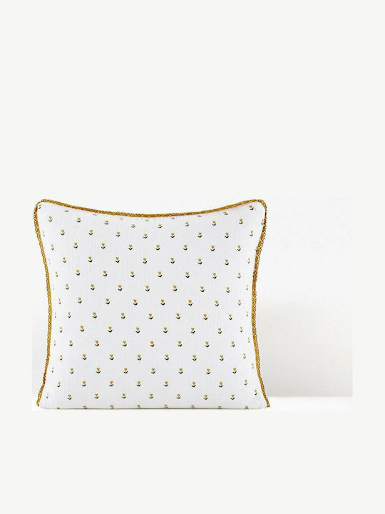 La Redoute Interieurs Kids Square Throw Pillow Cover Tulipe 63x63cm Yellow