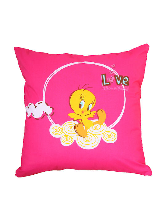 Viopros Детска Декоративна Възглавница Tweety 10 40x40см