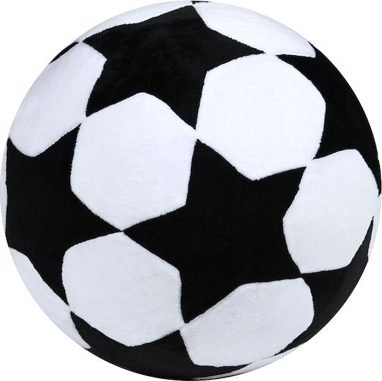 Kids Round Throw Pillow Maracana 25cm Black