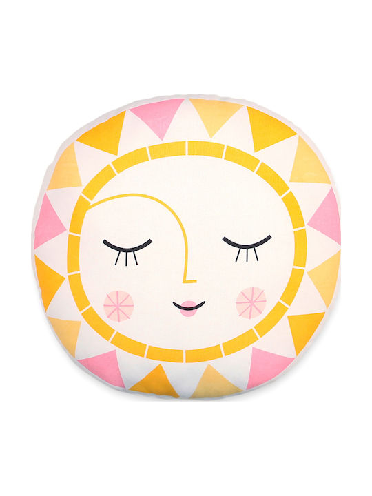 Petit Monkey Rotund Pernă decorativă pentru copii Sun Multicolor D40buc