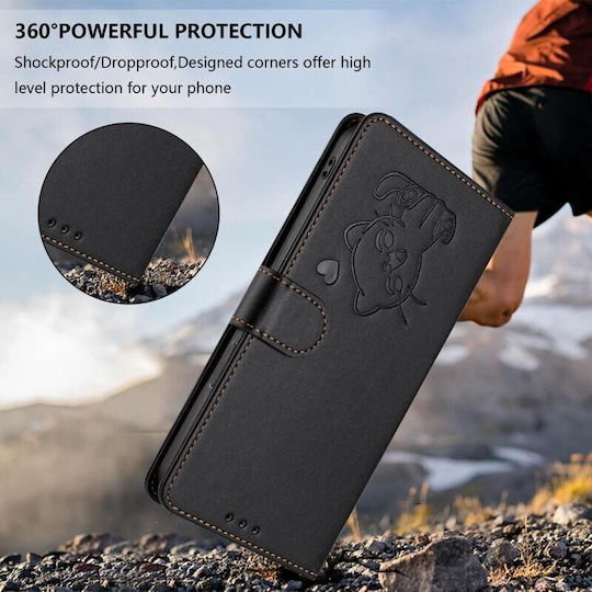 SSCase Brieftasche Schwarz Motorola Moto G47 5G