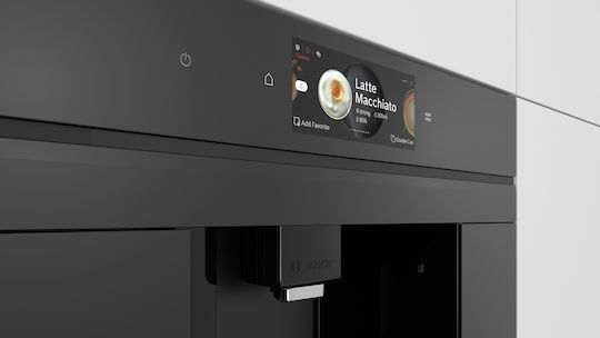 Bosch Automatic Espresso Machine Built-in 1500W Pressure 19bar with Grinder and Wi-Fi Black CTL7181B0