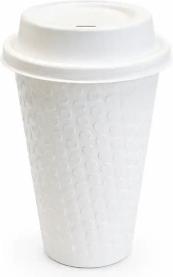 Ecocraft Disposable Paper White Cup 480ml 25pcs