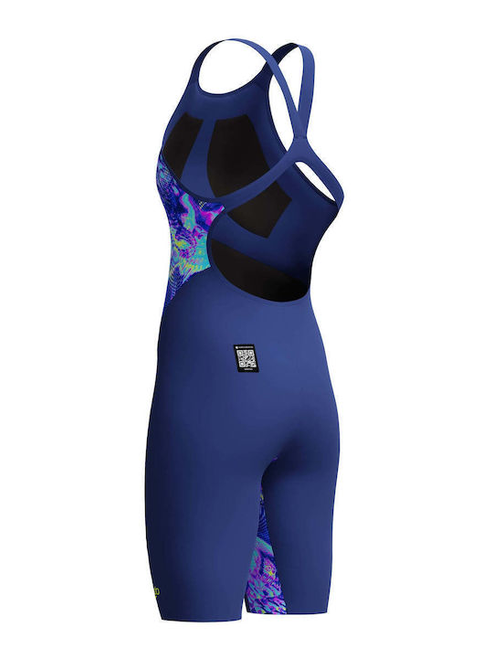 Speedo Fastskin Lzr Pure Valor 2.0 Openback Kneeskin Γυναικείο Αγωνιστικό Ολόσωμο Μαγιό Κολύμβησης Μπλε