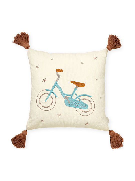 Cam Cam Copenhagen Детска Декоративна Възглавница Bicycles 35x35см