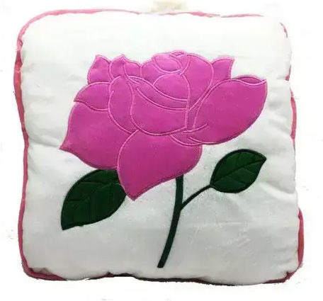 Декоративна Възглавница Chippo 9344-55-2 Mll Rose Design Мека Плюшена 40 X 40 См Бяла Розова Декоративна Възглавница Chippo 9344-55-2 Mll Rose Design Мека Плюшена 40 X 40 См Бяла Розова