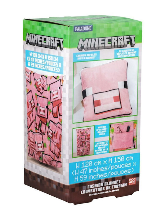 Paladone Pernă Pătură Din Fleece Minecraft
